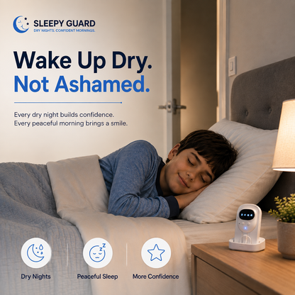 Sleepy Guard Wireless Bedwetting Alarm — Wearable Sensor + Parent Receiver