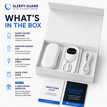 Sleepy Guard Wireless Bedwetting Alarm — Wearable Sensor + Parent Receiver